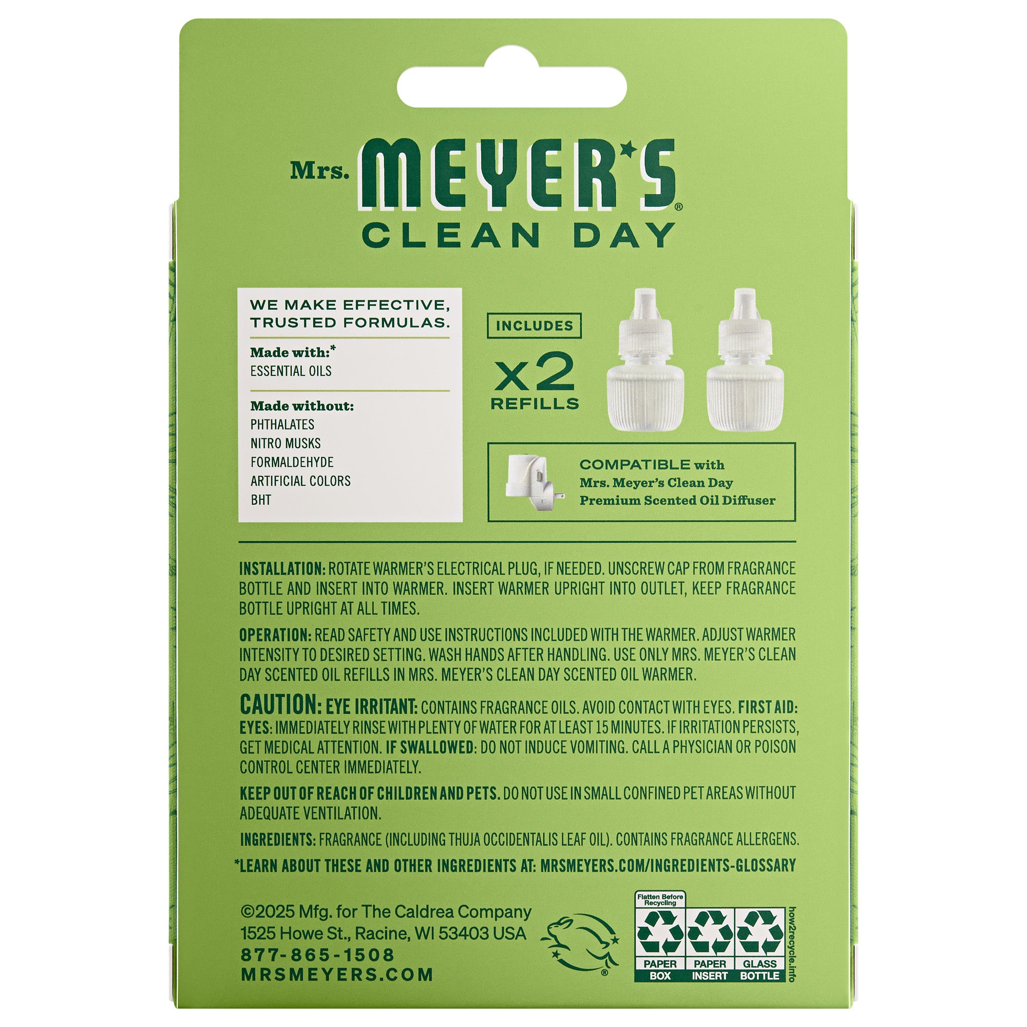 Iowa Pine Plug In Scented Oil Refill. 2-Pack - Image 2