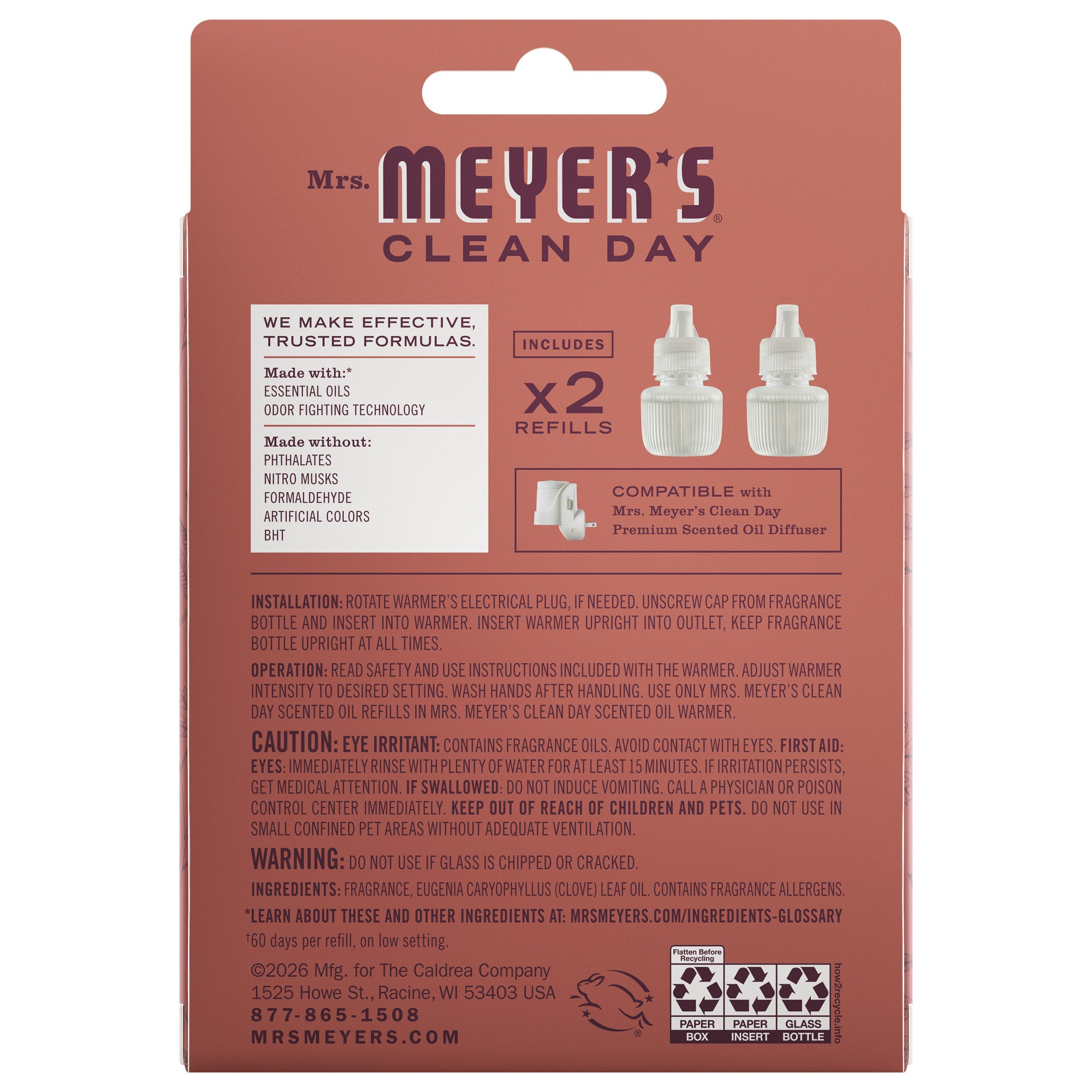 Fall Leaves Plug In Scented Oil Refill. 2-Pack - Image 2